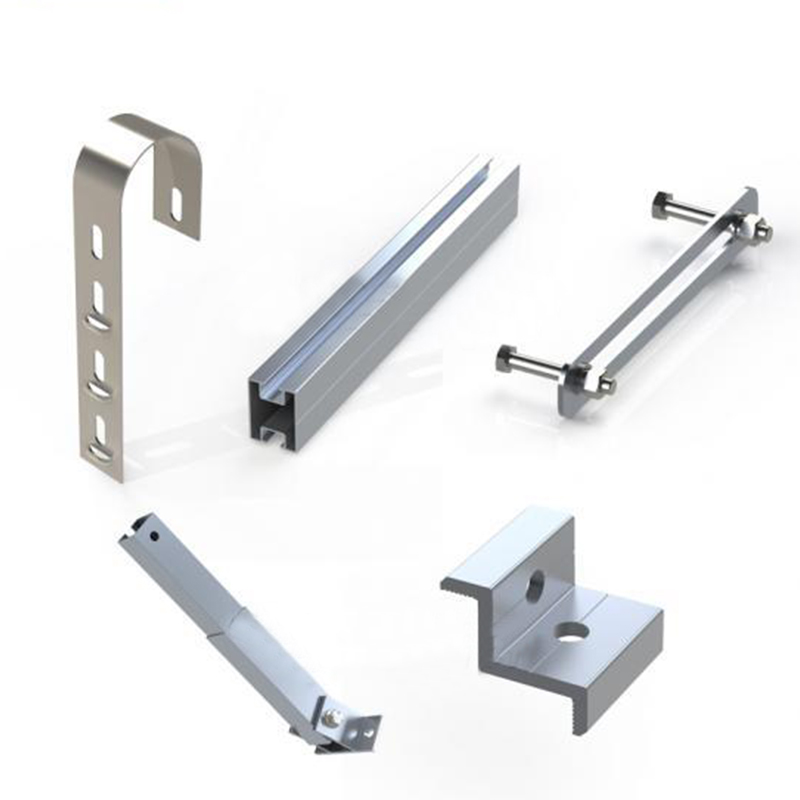 Rail adjustable columna bracket